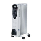 Bright Elegance Be-6507 Devrilme Korumalı 7 Dilimli Yağlı Radyatör Gri
