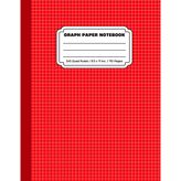 Bright Red Graph Paper Notebook: Quad Ruled 5x5 Grid | 110 Pages | 8.5 x 11 Inches Notebook for Engineering, Drafting, Math & Science Students