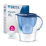 BRITA Marella XL 2x Maxtra Pro All-In-1 Filtreli Su Arıtma Sürahisi - Mavi