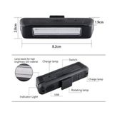 Briviga EBL-035RB USB Şarjlı Bisiklet Çakar Işığı