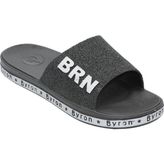 BRN Kaymaz Taban Plastik Banyo Tuvalet Havuz Terliği Unisex MZ153 - Siyah