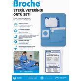 Broche Steril Veteriner Örtü Seti 10'lu