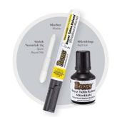 Brons Board Marker Set Siyah ( Kalem + Murekkep)