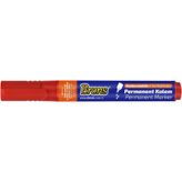 Brons BR-9722 Kırmızı Kesik Uç Permanent Kalem