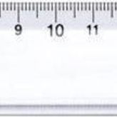 Brons Plastik Cetvel 20 cm