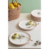 Bronze Palmiye Nordic 6'Lı Pasta & Sunum Tabağı 22 Cm