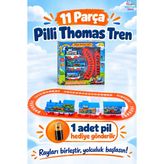 Brother Toys 11 Parça Pilli Thomas Tren Seti Pil Hediye Yerli Üretim