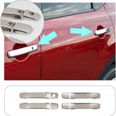 Brsplast Nissan Qashqai Uyumlu 2007-2014 Çift Sensörlü Krom Kapı Kolu 4 Kapı Paslanmaz Çelik