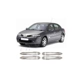 Brsplast Renault Megane 2 Uyumlu 2004-2010 Krom Kapı Kolu 4 Kapı Paslanmaz Çelik