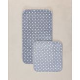 Brume Puantiyeli 2'li Banyo Paspası - Gri