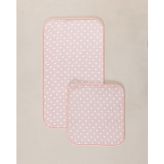 Brume Puantiyeli 2'li Banyo Paspası - Pembe