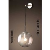 BSA LIGHTING (PİLLİ )SALKIM TEKLİ KROM SARKIT APLİK (TEKLİ SATIŞ)