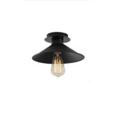 BSA LIGHTING Ufo Tekli Siyah Yuvarlak Tavan Avize