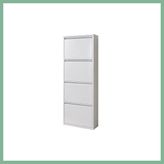 Bşk Virgo Kaser 9003 Beyaz 4lu Kılıtlı Metal Ayakkabılık BSK2026