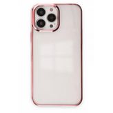 BSSM Element Silikon - Pembe iPhone 13 Pro Max Kılıf