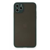 BSSM iPhone 11 Pro Max Montreal Silikon Kapak Yeşil Kılıf
