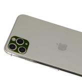 BSSM iPhone 11 Pro Max Rainbow Yeşil Kamera Lens Koruma Camı