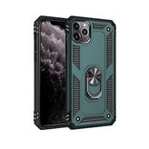 BSSM iPhone 11 Pro Max Sofya Yüzüklü Silikon Kapak Yeşil Kılıf