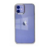 BSSM iPhone 12 Element Silikon Gümüş Kılıf