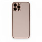 BSSM iPhone 12 Pro Max Coco Deri Silikon Kapak Pudra Kılıf