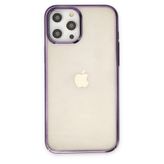 BSSM iPhone 12 Pro Max Element Silikon Mor Renkli Kılıf