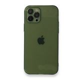 BSSM iPhone 12 Pro Max Fly Lens Silikon Yeşil Kılıf