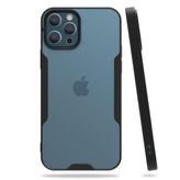 BSSM iPhone 12 Pro Max Platin Silikon Siyah Kılıf