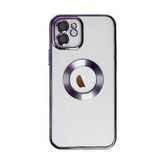 BSSM iPhone 12 Slot Silikon Mor Kılıf