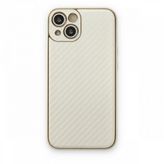 BSSM iPhone 13 Coco Karbon Silikon Beyaz Kılıf