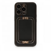BSSM iPhone 13 Pro Max Coco Elit Kapak Siyah Cep Telefonu Kılıfı