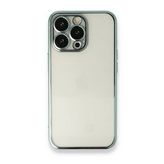 BSSM iPhone 13 Pro Razer Lensli Silikon Yeşil Kılıf
