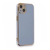 BSSM iPhone 13 Volet Silikon Mavi Kılıf