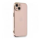 BSSM iPhone 13 Volet Silikon Pembe Kılıf