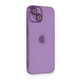 BSSM iPhone 14 Armada Lensli Kapak Derin Mor Kılıf