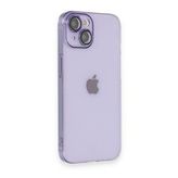 BSSM iPhone 14 Armada Lensli Kapak Mor Kılıf