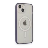 BSSM iPhone 14 Grand Magneticsafe Kapak Mor Kılıf