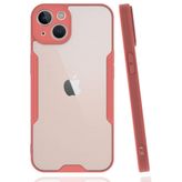 BSSM iPhone 14 Plus Platin Silikon Pembe Kılıf