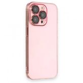 BSSM iPhone 14 Pro Armada Lensli Kapak Rose Gold Kılıf