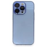 BSSM iPhone 14 Pro Armada Lensli Kapak Sierra Blue Kılıf