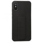 BSSM Mega Standlı Silikon - Siyah Xiaomi Redmi 9A Kılıf