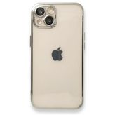 BSSM Razer Lensli Silikon Gümüş iPhone 13 Kılıf