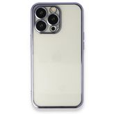BSSM Razer Lensli Silikon - Mor iPhone 13 Pro Max Kılıf