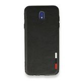 BSSM Samsung Galaxy J7 Pro J730 Loop Deri Silikon Siyah Kılıf