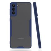 BSSM Samsung Galaxy S21 Plus Platin Silikon Lacivert Kılıf