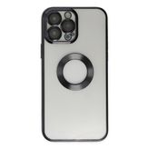 BSSM Slot Silikon - Siyah iPhone 13 Pro Max Kılıf