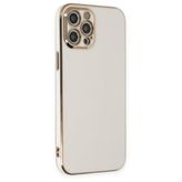 BSSM Volet Silikon Beyaz iPhone 12 Pro Kılıf