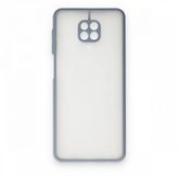 BSSM Xiaomi Redmi Note 9 Montreal Silikon Kapak Gri Kılıf
