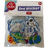 Bu-bu Eva Sticker Uzay 42 Li