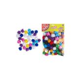 Bu-bu Ponpon Simli 2 Cm 100 Lü Karma