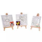 BU-BU ŞÖVALELİ TUVAL SETİ MİNİ 15x20 CM TU0019